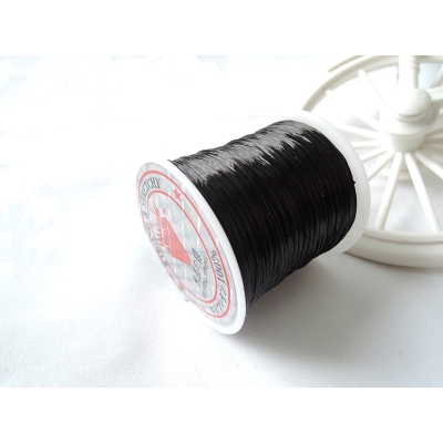 Black Elastic Thread